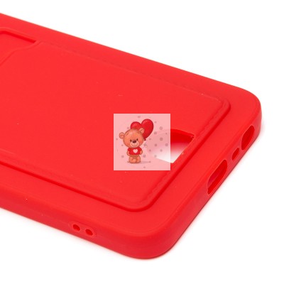 Чехол-накладка для OPPO realme C33 (красный) - SC315 с картхолдером Чехол-накладка для OPPO realme C33 (красный) - SC315 с картхолдером