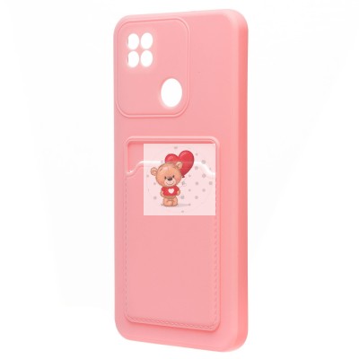 Чехол-накладка для Xiaomi Redmi 10A (розовый) - SC315 с картхолдером Чехол-накладка для Xiaomi Redmi 10A (розовый) - SC315 с картхолдером