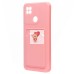 Чехол-накладка для Xiaomi Redmi 10A (розовый) - SC315 с картхолдером Чехол-накладка для Xiaomi Redmi 10A (розовый) - SC315 с картхолдером