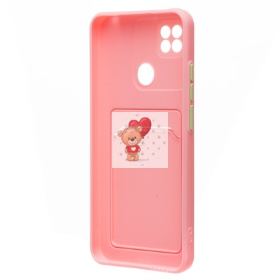 Чехол-накладка для Xiaomi Redmi 10A (розовый) - SC315 с картхолдером Чехол-накладка для Xiaomi Redmi 10A (розовый) - SC315 с картхолдером