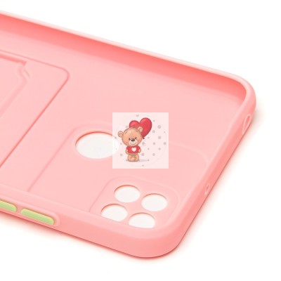 Чехол-накладка для Xiaomi Redmi 10A (розовый) - SC315 с картхолдером Чехол-накладка для Xiaomi Redmi 10A (розовый) - SC315 с картхолдером