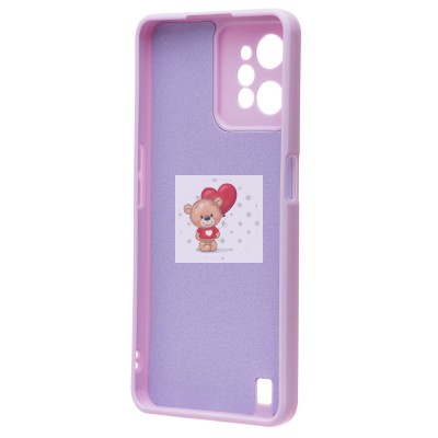 Чехол-накладка для OPPO realme C31 (светло-фиолетовый) - SC316