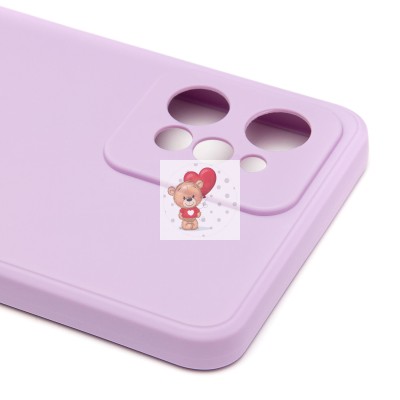 Чехол-накладка для OPPO realme C31 (светло-фиолетовый) - SC316