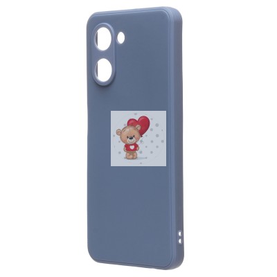 Чехол-накладка для OPPO realme C33 (синий) - SC316