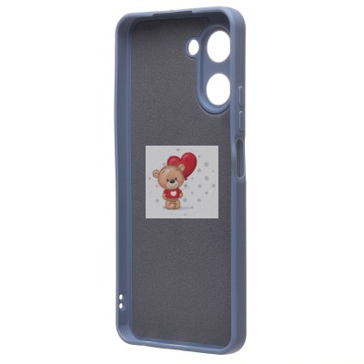 Чехол-накладка для OPPO realme C33 (синий) - SC316