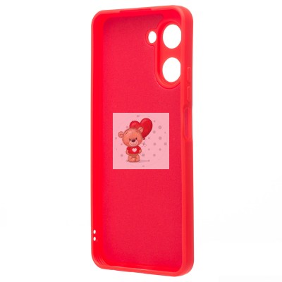Чехол-накладка для OPPO realme C33 (красный) - SC316 Чехол-накладка для OPPO realme C33 (красный) - SC316