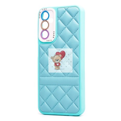 Чехол-накладка для Samsung M146 Galaxy M14 5G (голубой) - SC318 экокожа