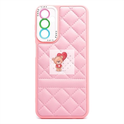 Чехол-накладка для Samsung M146 Galaxy M14 5G (светло-розовый) - SC318 экокожа