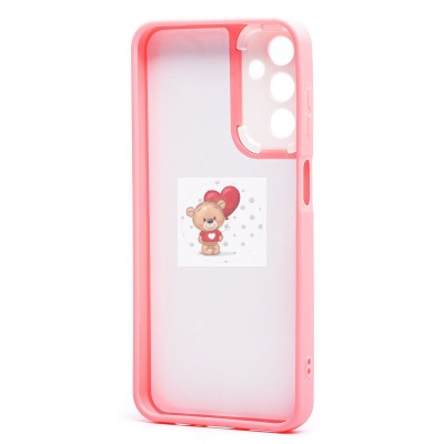 Чехол-накладка для Samsung M146 Galaxy M14 5G (светло-розовый) - SC318 экокожа