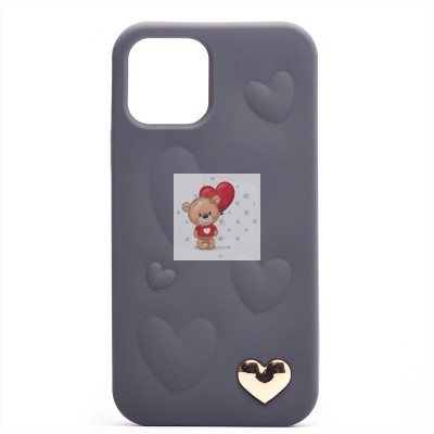 Чехол-накладка для Apple iPhone 12 (серый) - SC319