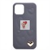 Чехол-накладка для Apple iPhone 12 (серый) - SC319