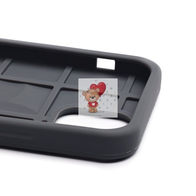 Чехол-накладка для Apple iPhone 12 (серый) - SC319