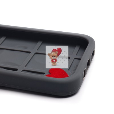 Чехол-накладка для Apple iPhone 12 (серый) - SC319