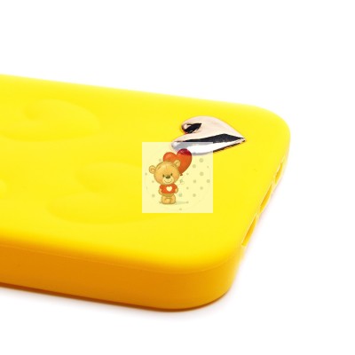 Чехол-накладка для Apple iPhone 12 (желтый) - SC319