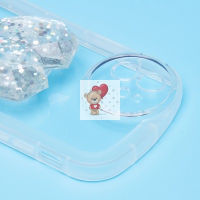 Чехол-накладка для Apple iPhone 12 (прозрачный) - SC327