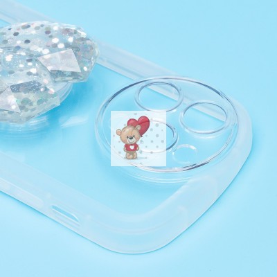 Чехол-накладка для Apple iPhone 14 Pro (прозрачный) - SC327