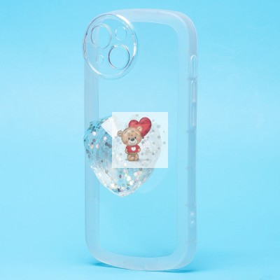 Чехол-накладка для Apple iPhone 14 (прозрачный) - SC327