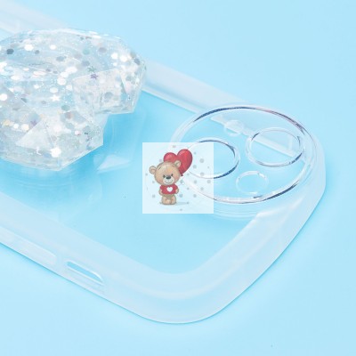 Чехол-накладка для Apple iPhone 14 (прозрачный) - SC327