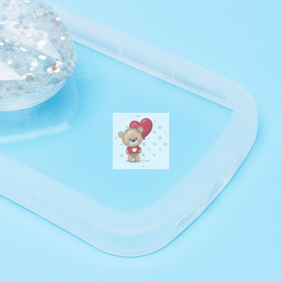 Чехол-накладка для Apple iPhone 14 (прозрачный) - SC327