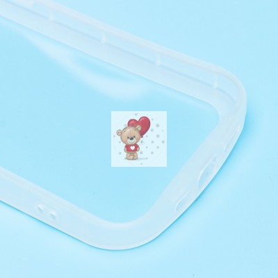 Чехол-накладка для Apple iPhone 14 (прозрачный) - SC327