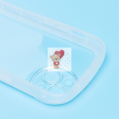 Чехол-накладка для Apple iPhone 14 (прозрачный) - SC327