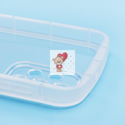 Чехол-накладка для Samsung A135 Galaxy A13 4G (прозрачный) - SC327