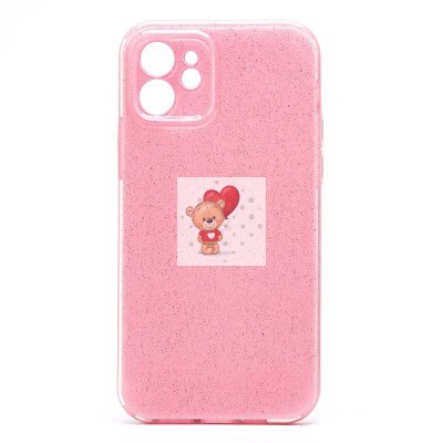 Чехол-накладка для Apple iPhone 12 (светло-розовый) - SC328