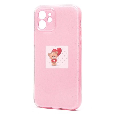 Чехол-накладка для Apple iPhone 12 (светло-розовый) - SC328