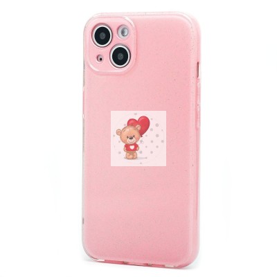 Чехол-накладка для Apple iPhone 13 (светло-розовый) - SC328