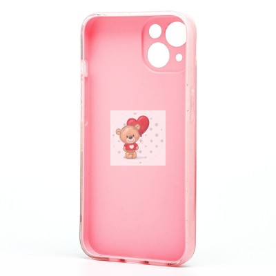 Чехол-накладка для Apple iPhone 13 (светло-розовый) - SC328