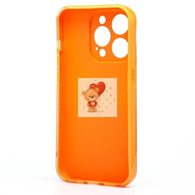 Чехол-накладка для Apple iPhone 14 Pro (оранжевый) - SC328