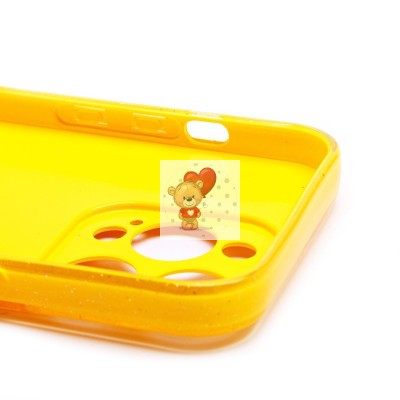 Чехол-накладка для Apple iPhone 14 Pro (желтый) - SC328