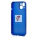 Чехол-накладка для Apple iPhone 14 (синий) - SC328