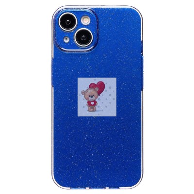 Чехол-накладка для Apple iPhone 14 (темно-синий) - SC328