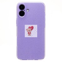 Чехол-накладка для Apple iPhone 16 Plus (светло-фиолетовый) - SC328
