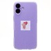 Чехол-накладка для Apple iPhone 16 Plus (светло-фиолетовый) - SC328