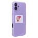 Чехол-накладка для Apple iPhone 16 Plus (светло-фиолетовый) - SC328
