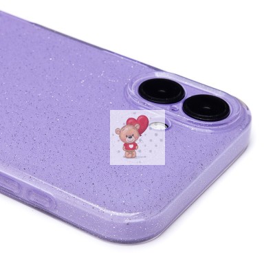 Чехол-накладка для Apple iPhone 16 Plus (светло-фиолетовый) - SC328