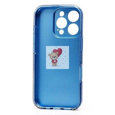 Чехол-накладка для Apple iPhone 16 Pro (голубой) - SC328