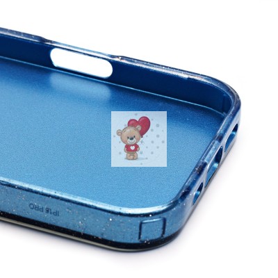 Чехол-накладка для Apple iPhone 16 Pro (голубой) - SC328