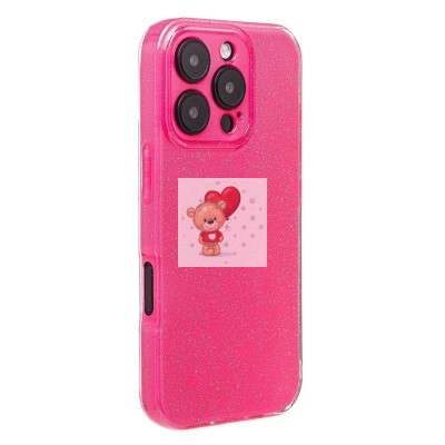 Чехол-накладка для Apple iPhone 16 Pro (розовый) - SC328