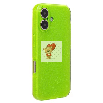 Чехол-накладка для Apple iPhone 16 (светло-зеленый) - SC328 Чехол-накладка для Apple iPhone 16 (светло-зеленый) - SC328