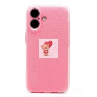 Чехол-накладка для Apple iPhone 16 (светло-розовый) - SC328