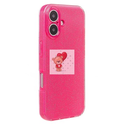 Чехол-накладка для Apple iPhone 16 (розовый) - SC328