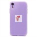 Чехол-накладка для Apple iPhone XR (светло-фиолетовый) - SC328
