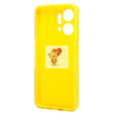 Чехол-накладка для Honor X7a (желтый) - SC328