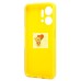 Чехол-накладка для Honor X7a (желтый) - SC328