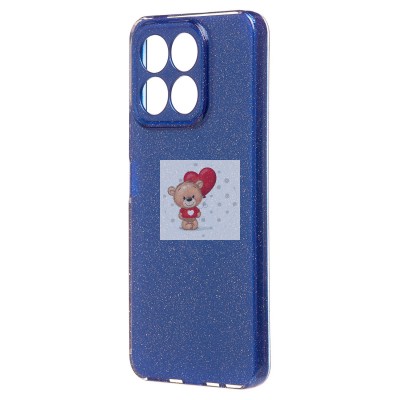 Чехол-накладка для Honor X8a (голубой) - SC328 Чехол-накладка для Honor X8a (голубой) - SC328