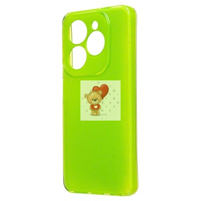 Чехол-накладка для Infinix Hot 40i (светло-зеленый) - SC328