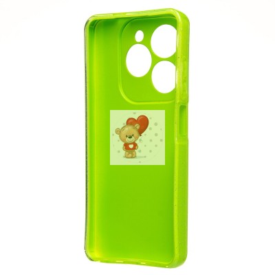 Чехол-накладка для Infinix Hot 40i (светло-зеленый) - SC328